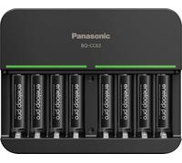Eneloop Panasonic K-KJ63K3A8BA Advanced Pro Batteria ricaricabile a 8 posizioni Caricabatterie rapido da 6 ore con 8 indicatori di carica a LED con 8 batterie AAA pro