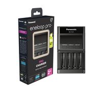 eneloop pro Caricabatterie PRO, per 1-4 batterie ricaricabili AA/AAA, 2 ore temp