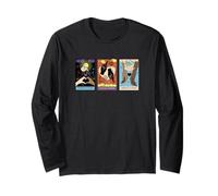 Enemies To Lovers Vintage Retro Tarot Card Line Up Maglia a Manica