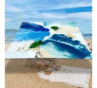 ENEN 3D Vela Ombreggiante Impermeabile, Vele Ombreggianti Piazza Tenda a Vela per Esterno Telo Tenda da Sole, Vela Ombreggiante per Giardino Terrazza (stella marina,2x2m)