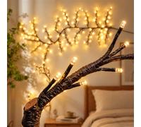 ENEN Catena luminosa interno, Luci del Ramo Pieghevole, Bianco caldo LED Stringa Luci, per Luci Decorative per la Casa, Matrimonio, Decorazione per Feste (Rami d'albero,2.3m/144L)