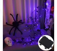 ENEN Halloween 2m Catena Luminosa Interno con Batteria, Luci del Ramo Pieghevole, LED Stringa Luci, per Luci Decorative per la Casa, Matrimonio, Decorazione per Feste (Foglia d'acero,1)
