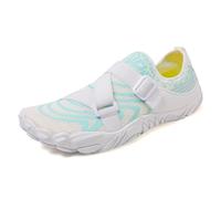 ENEN Scarpe Mare Scoglio Donna Uomo 35-42, Scarpe per Il Mare Donna Uomo Leggero Antiscivolo Traspirante Asciugatura Rapida per Surf Nuoto Spiaggia Alpinismo (36,1009 Bianco Blu)