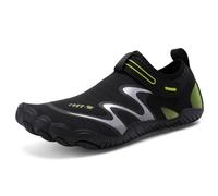ENEN Scarpe Mare Scoglio Donna Uomo 35-42, Scarpe per Il Mare Donna Uomo Leggero Antiscivolo Traspirante Asciugatura Rapida per Surf Nuoto Spiaggia Alpinismo (35,W-30 Nero Verde)