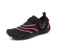 ENEN Scarpe Mare Scoglio Donna Uomo 35-42, Scarpe per Il Mare Donna Uomo Leggero Antiscivolo Traspirante Asciugatura Rapida per Surf Nuoto Spiaggia Alpinismo (35,W-32 Rosa Nero)