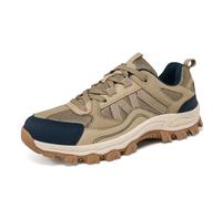 ENEN Scarpe Trekking Uomo Estive, Scarpe Arrampicata Traspirante Outdoor Escursionismo Scarponi da Montagna Leggeri Antiscivolo per Gli Appassionati di Trekking (2029 Cachi,45)