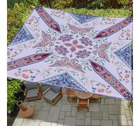 ENEN Vela Ombreggiante Impermeabile, Vele Ombreggianti Piazza Tenda a Vela per Esterno Telo Tenda da Sole, Vela Ombreggiante per Giardino Terrazza (Farfalla viola,1.8x1.8m)