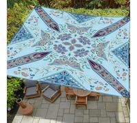 ENEN Vela Ombreggiante Impermeabile, Vele Ombreggianti Piazza Tenda a Vela per Esterno Telo Tenda da Sole, Vela Ombreggiante per Giardino Terrazza (Farfalla blu,1.8x1.8m)