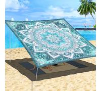 ENEN Vela Ombreggiante Impermeabile, Vele Ombreggianti Rettangolo Tenda a Vela per Esterno Telo Tenda da Sole, Vela Ombreggiante per Estate Giardino Terrazza (Verde,2x2m)