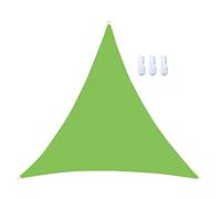 ENEN Vela Ombreggiante Impermeabile, Vele Ombreggianti Triangolari Tenda a Vela per Esterno Telo Tenda da Sole, Vela Ombreggiante per Giardino Terrazza (Mela Verde,3X3X3m)
