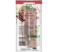 enerBIO Seitan Bratwurst Chorizo-Art (Salsiccia vegana) 130g