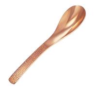 EnerCoppeX Cucchiaio di rame fatto a mano, stoviglie di lusso sostenibili, perfetto per intrattenere gli ospiti e mostrare il loro gusto nobile (CWA-0005A)
