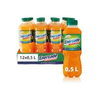Energade, Bevanda Reintegrante 12x0,5L, Gusto Arancia, Con Sali Minerali, Perfetta Per L'Attività Fisica, Formato On-the-Go per Idratazione Post-Sportiva