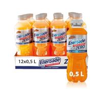 Energade, Bevanda Reintegrante 12x0,5L, Gusto Arancia, Zero Zuccheri Aggiunti, Con Sali Minerali, Perfetta Per L'Attività Fisica, Formato On-the-Go per Idratazione Quotidiana
