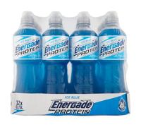 Energade Protein, Bevanda Reintegrante 12x0,75L, Gusto Ice Blue, Con Sali Minerali e Proteine, Perfetta Per L'Attività Fisica, Tappo Push&Pull, Formato Sportivo per Idratazione in Movimento