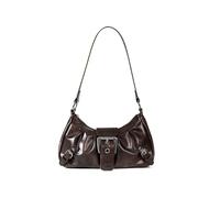 Energather Borsa a Tracolla da Donna, Piccola Borsa a Spalla in Pelle PU Retrò, Borsa Y2K Borse a Mano Mezza luna Borsa Delle Ascelle per lo Shopping, Incontri, Viaggi, marrone