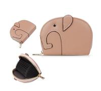 Energather Porta Carte di Credito Donna, Portacarte Donna Elefante Carino, Card Holder Portatessere Multi Slot per le Donne per il Lavoro, lo Shopping e i Viaggi Quotidiani