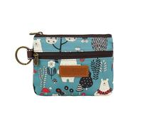 Energather Portamonete Donna Piccolo, Coin Purse in Cuoio PU Carina per Donne Porta Monete da Donna con Stampa Cartoon Carina, Borsellino con Chiave Portamonete con Cerniera per Rossetto, Chiavi