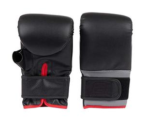 ENERGETICS Punch-Handsch. Basic, Guanti da Box Unisex Adulto, Nero/Grigio/Rosso, L