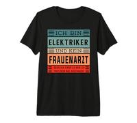 Energia elettrica ed edifici Artigiani, elettricisti Maglietta Premium