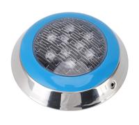 Energia Luce stagno sommergibile Economia ecologica Eco Prestazioni Stabili Luci Piscina Decorative per Piscina Pond Vasca Idromassaggio, ABS Materiale Colore Caldo (9W)
