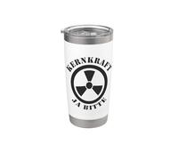 Energia nucleare Sì Please Pro Supporto per l'energia nucleare Bicchiere termico in acciaio inox doppia parete