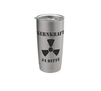 Energia nucleare Sì Please Pro Supporto per l'energia nucleare Bicchiere termico in acciaio inox doppia parete