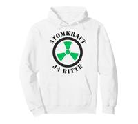 Energia Nucleare Sì Please PRO Supporto per l'energia Nucleare Felpa con Cappuccio