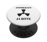 Energia nucleare Sì Please Pro Supporto per l'energia nucleare PopSockets PopGrip Adesivo