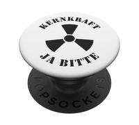 Energia nucleare Sì Please Pro Supporto per l'energia nucleare PopSockets PopGrip Adesivo
