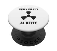 Energia nucleare Sì Please Pro Supporto per l'energia nucleare PopSockets PopGrip Adesivo