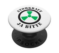 Energia nucleare Sì Please Pro Supporto per l'energia nucleare PopSockets PopGrip Adesivo