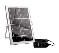 Energia solare, fonte di alimentazione da campeggio, 4 porte di uscita USB, stazione di ricarica per telefono esterno, kit pieghevole fuori rete, alimentazione per fotocamere, accessorio da viaggio p