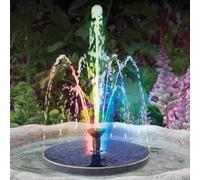 Energia Solare Illuminato Cambia Colore Pool Stagno Abbeveratoio Acqua Fontana