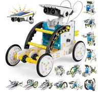 Energia Solare Robot, STEM 13 in 1 Giocattoli Robots Solari Educativi per Ragazzi Ragazze, Kit di Costruzioni Scientifiche Regalo Compleanno Natale per Bambini 8 9 10 11 12 13 14 Anni