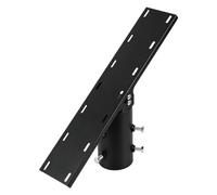 Energia solare, supporto superiore di palo | Adatto a pali da 5,1 a 7,6 cm, regolabile a 90°, resistente al vento, per pannelli da 5 W-50 W fino a 41,9 cm