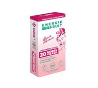 ENERGIE FRUIT - Strisce di cera Fredda Vegan - 20 strisce viso efficaci peli corti - Pelle sensibile