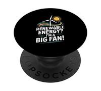 Energie rinnovabili? I'm A Big Fan Wind Sun PopSockets PopGrip Adesivo