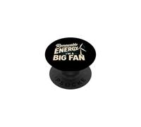 Energie rinnovabili I'm A Big Fan Wind Turbine Pun PopSockets PopGrip Adesivo