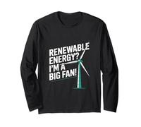 Energie rinnovabili? Sono Un Grande Fan! Maglia a Manica
