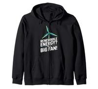Energie rinnovabili? Sono Una Grande Dichiarazione di Fan Felpa con Cappuccio