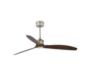 Energiespar Deckenventilator Mit Fernbedienung JUST FAN Ottone & Noce 128 cm [EEK: Non valutato]