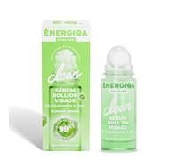 Energiqa - Siero Viso Anti-Imperfezioni Niacinamide e Zinco - Formato Roll On - Anti-arrossamento, stringe i pori - 99% di origine naturale - Innovazione sfera massaggiante - 30 ml