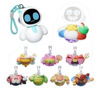 ENERGIZE LAB Eiliko Aquamarine + Mystery Swappable Themed Bodies - Il tuo piccolo robot di fascino AI che si adatta a qualsiasi abbigliamento, divertenti giocattoli elettronici per coppie e migliori