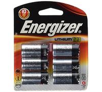 Energizer 123 - Batteria al litio per foto, confezione da 6, 3 V, durata 10 anni, per elettronica digitale