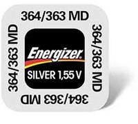 Energizer 364/363 364 SR621SW batteria a bottone per orologi ossido di argento a risparmio energetico 2,2 x 6,8 (HxØ/mm)