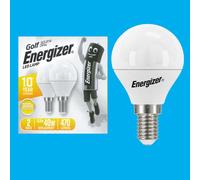 Energizer 6 Pezzi Lampadina LED Golf 5,2W 3000K Opale Attacco E14