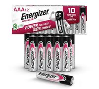 Pilas Energizer Advanced AAA 1,5V Alcalinas, Paquete de 12 Unidades, Larga Duración, Premium Doble A para Uso Diario y Dispositivos de Alta Energía