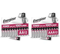 Energizer Advanced - Pile AA e AAA Combo (Confezione da 24) - Batterie Alcaline 1,5 V - Potenza Che Dura 100% Di Extra Durata - Made in EU - 0% imballaggio privo di plastica [Esclusiva Amazon]