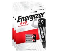 Energizer Alkaline A23 Batterie E23A 12V Alcaline Alte Prestazioni | Specialistiche per Piccoli Dispositivi Telecomandi Modellini e Termometri - 3 Blister da 2 Pile